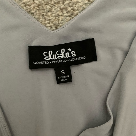 Lulu’s Gray Crossover Tank Top - Picture 4 of 5